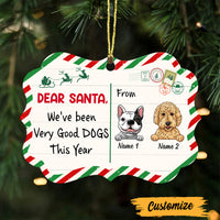 Personalized Dog Christmas Santa Benelux Ornament SB11 87O47 thumb 1