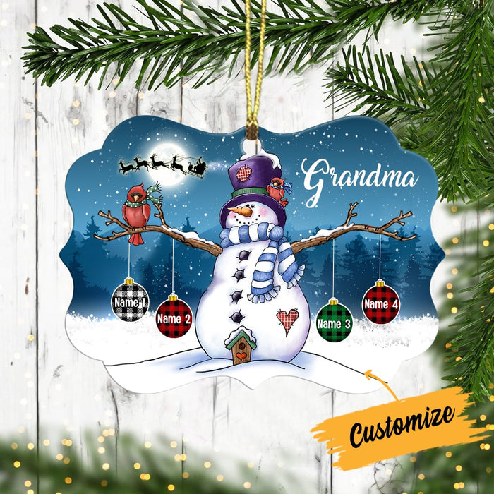 Personalized Grandma Christmas Benelux Ornament SB61 22O34 1