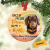 Personalized Dog Memo In My Heart Circle Ornament SB12 95O58 1
