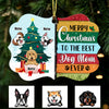 Personalized Dog Mom Christmas Benelux Ornament SB13 95O47 1