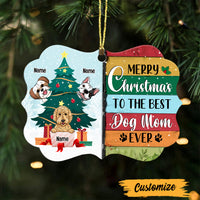Personalized Dog Mom Christmas Benelux Ornament SB13 95O47 thumb 1