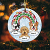Personalized Dog Memo Christmas Circle Ornament SB11 24O53 1