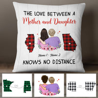 Personalized Mom Daughter Long Distance Pillow SB65 85O57 (Insert Included) thumb 1