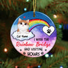 Personalized Cat Memo Rainbow Bridge Circle Ornament SB14 95O57 1