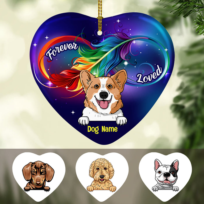 Personalized Dog Memo Christmas Heart Ornament SB41 24O34 1