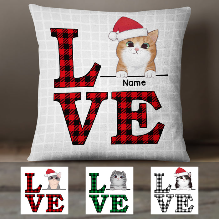 Personalized Cat Love Pillow SB42 30O57 (Insert Included) 1