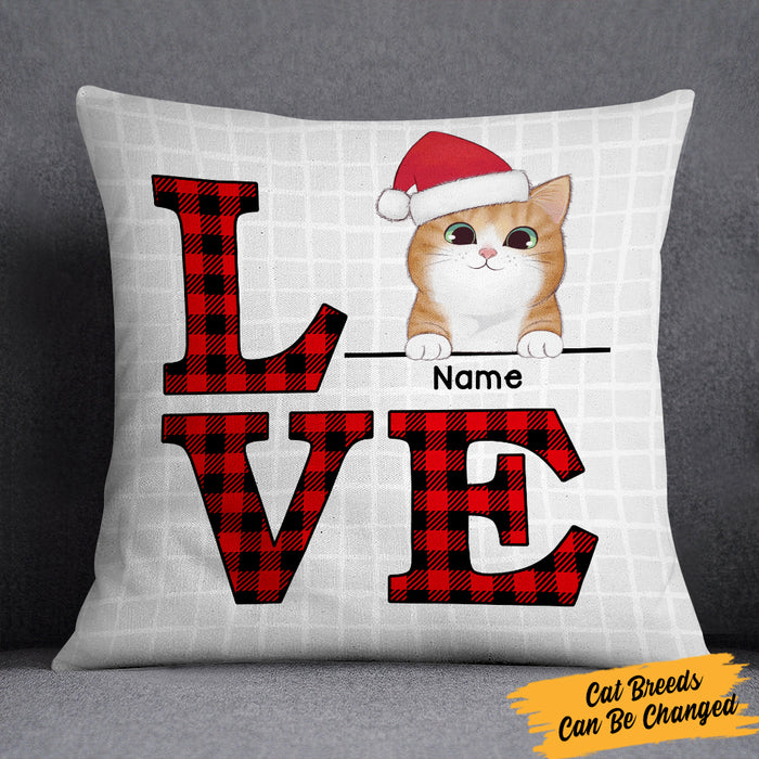 Personalized Cat Love Pillow SB42 30O57 (Insert Included) 1