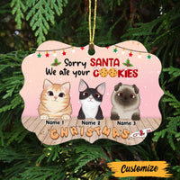 Personalized Sorry Santa Christmas Cat Benelux Ornament SB41 23O47 thumb 1