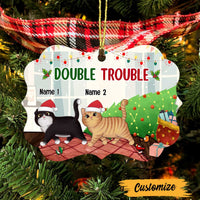 Personalized Cat Christmas Benelux Ornament SB62 95O47 thumb 1