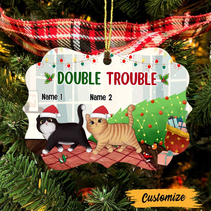 Personalized Cat Christmas Benelux Ornament SB62 95O47 1