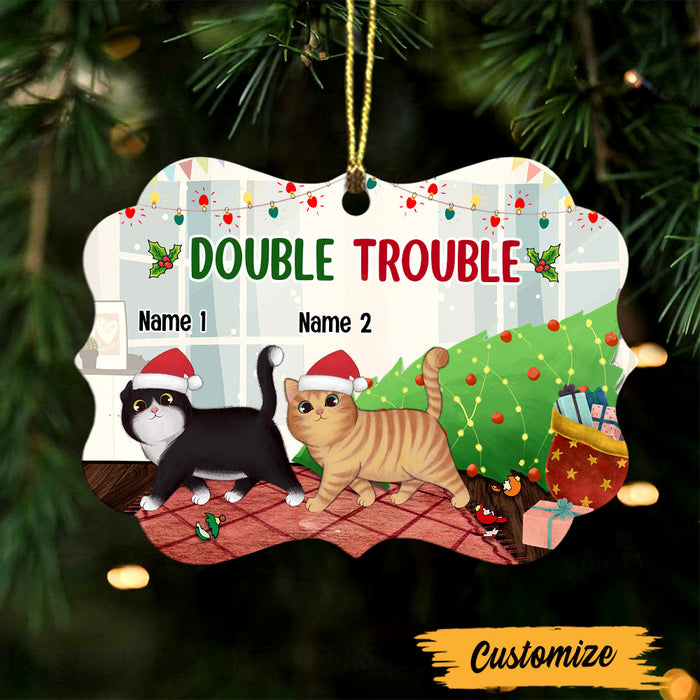 Personalized Cat Christmas Benelux Ornament SB62 95O47 1