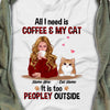 Personalized Cat Mom Coffee Peopley T Shirt SB31 81O34 1