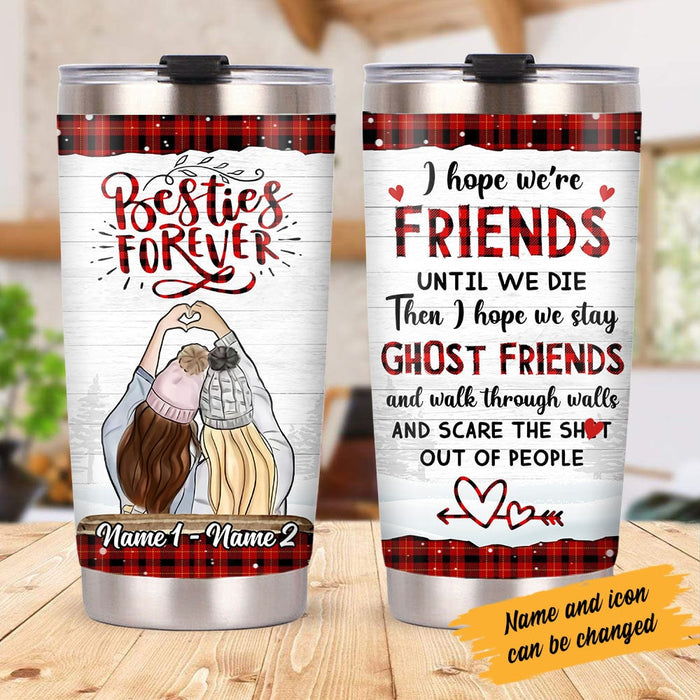 Personalized Friends Christmas Steel Tumbler SB69 30O53 1