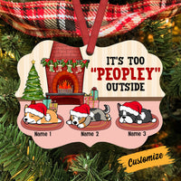 Personalized Dog Christmas Benelux Ornament SB71 87O53 thumb 1