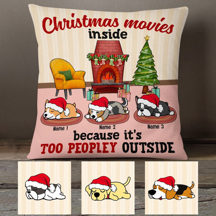 Personalized Dog Christmas Pillow SB72 87O53 1