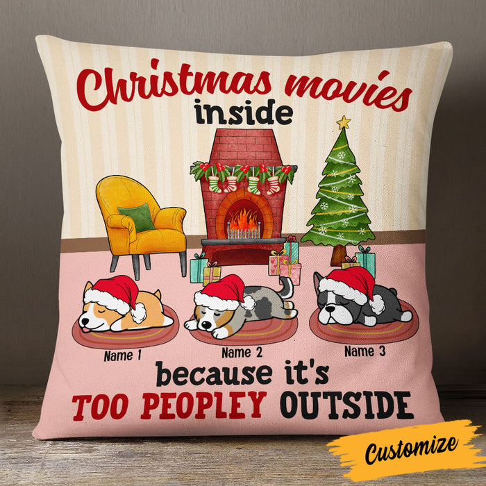 Personalized Dog Christmas Pillow SB72 87O53 1