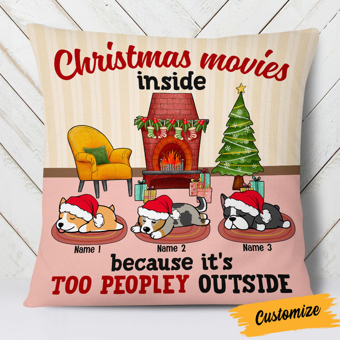 Personalized Dog Christmas Pillow SB72 87O53 1