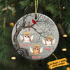 Personalized Cat Memo In Our Heart Circle Ornament SB72 95O36 1