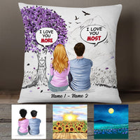 Personalized Couple Box Chat Pillow SB72 30O53 (Insert Included) thumb 1