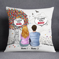 Personalized Couple Box Chat Pillow SB72 30O53 (Insert Included) thumb 1