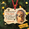 Personalized Dog Memo In Our Heart Benelux Ornament SB61 95O57 1