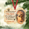Personalized Dog Memo In Our Heart Benelux Ornament SB61 95O57 1