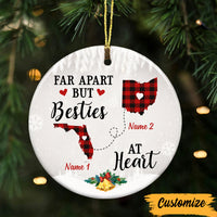 Personalized Long Distance Circle Ornament SB62 30O47 thumb 1