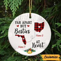 Personalized Long Distance Circle Ornament SB62 30O47 thumb 1