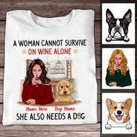 Personalized Dog Mom Need T Shirt SB71 81O34 thumb 1