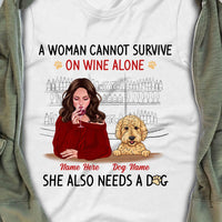 Personalized Dog Mom Need T Shirt SB71 81O34 thumb 1