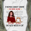 Personalized Cat Mom Need T Shirt SB72 81O34 thumb 1