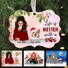 Personalized Dog Christmas Benelux Ornament SB74 30O58 1
