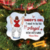 Personalized Dad Memo I Used To Be His Angel Benelux Ornament SB72 85O58 1