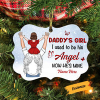 Personalized Dad Memo I Used To Be His Angel Benelux Ornament SB72 85O58 thumb 1
