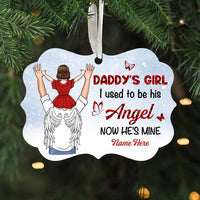 Personalized Dad Memo I Used To Be His Angel Benelux Ornament SB72 85O58 thumb 1