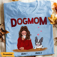 Personalized Dog Mom Christmas T Shirt SB133 24O47 thumb 1