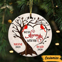 Personalized Mom Dad Memo Circle Ornament SB73 95O47 thumb 1