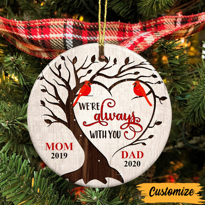 Personalized Mom Dad Memo Circle Ornament SB73 95O47 1