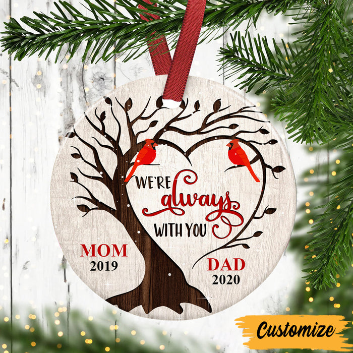 Personalized Mom Dad Memo Circle Ornament SB73 95O47 1