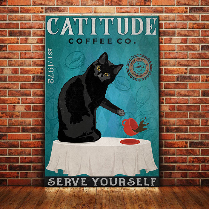 Black Cat Coffee Company Canvas SAP1402 85O53 1