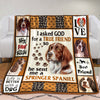 Springer Spaniel Dog Fleece Blanket MR0601 70O50 1