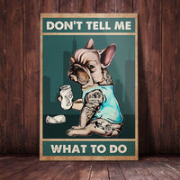 French Bulldog Canvas MR3101 85O58 thumb 1