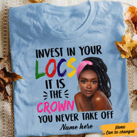 Personalized BWA Locs The Crown You Never Take Off T Shirt AG313 67O57 thumb 1