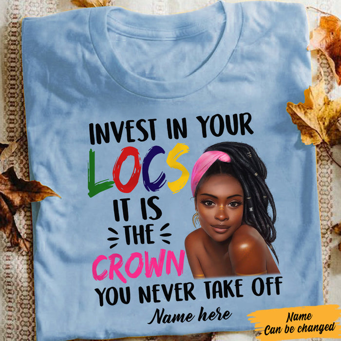 Personalized BWA Locs The Crown You Never Take Off T Shirt AG313 67O57 1