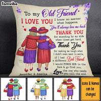 Personalized Gift For Friends Thank You For Standing By My Side Pillow 26420 thumb 1