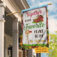 Personalized Farm Favorite Place Flag JL211 95O47 thumb 1