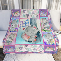 Elephant Fleece Blanket F2506 84O40 thumb 1