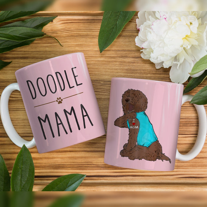 Chocolate Labradoodle Dog Mug SAP2901 81O36 1