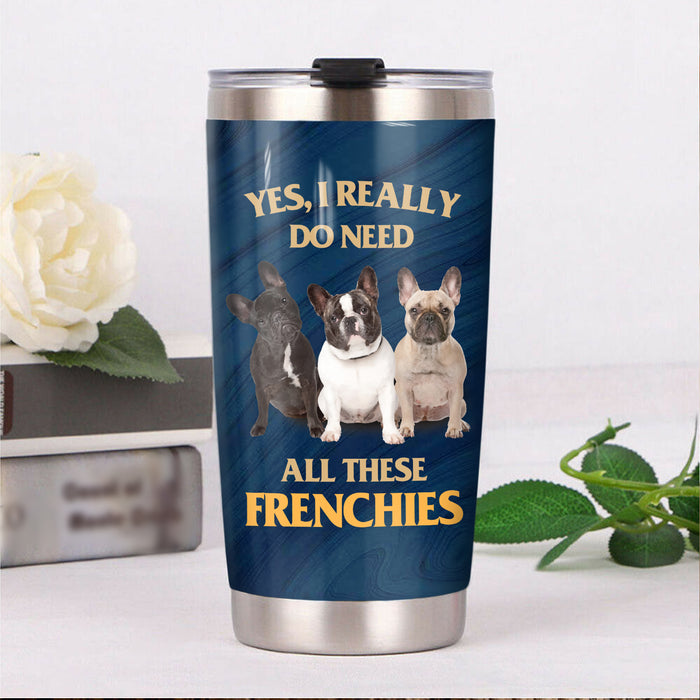 French Bulldog Steel Tumbler FB0607 70O49 1