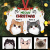Personalized Cat Meowy Christmas Benelux Ornament SB151 23O57 thumb 1